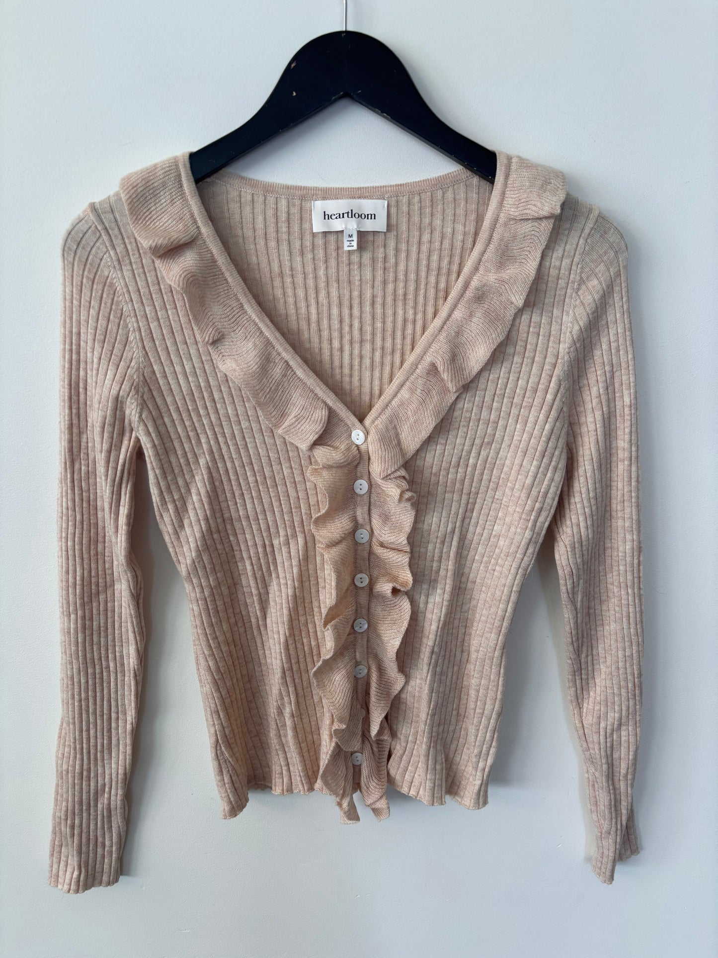 Heartloom Yvette Soft Cardigan (tan/beige) | Sz Medium