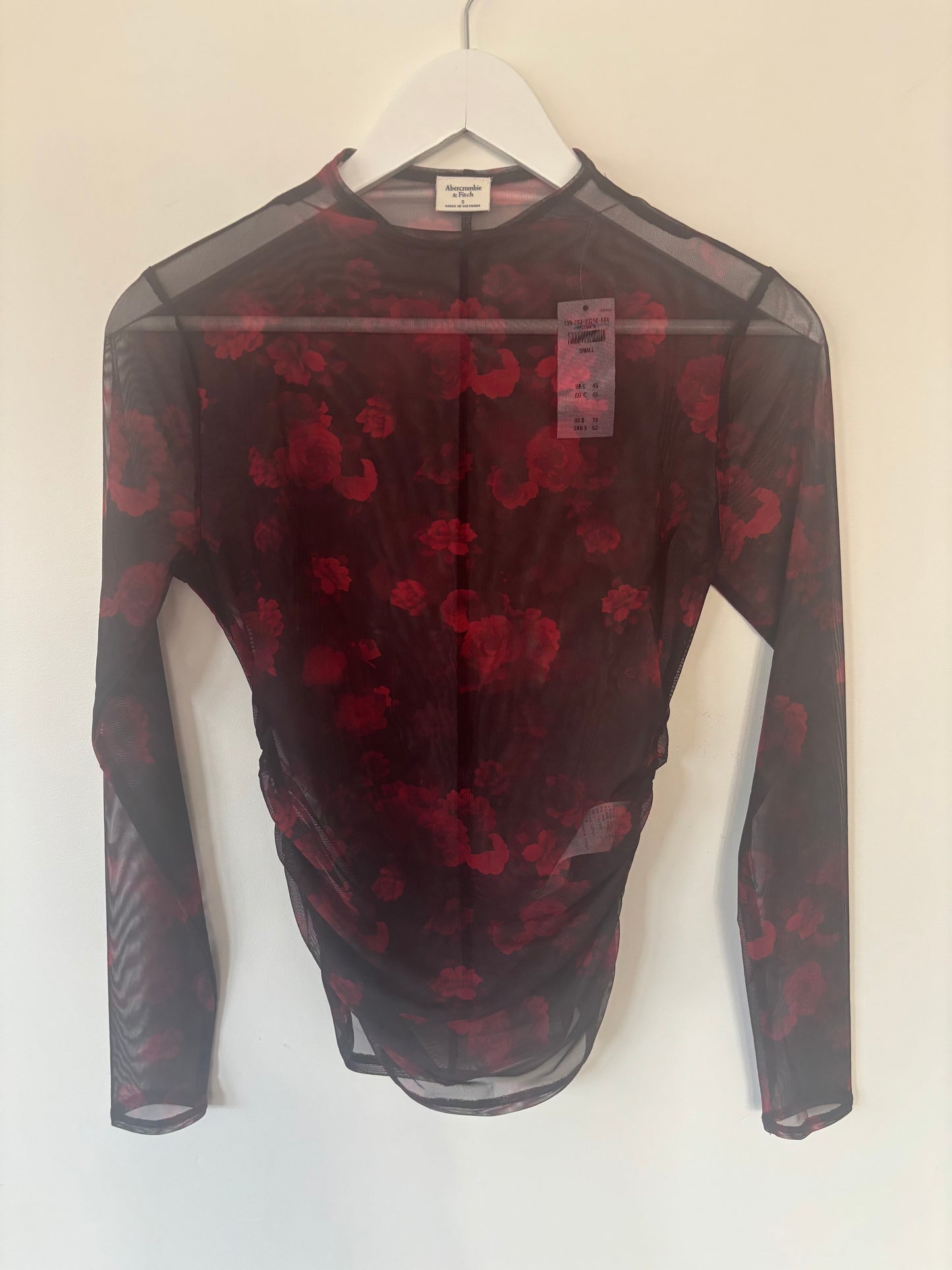 Abercrombie & Fitch Paloma Mesh Mock Neck NWT | Small (N214K6)