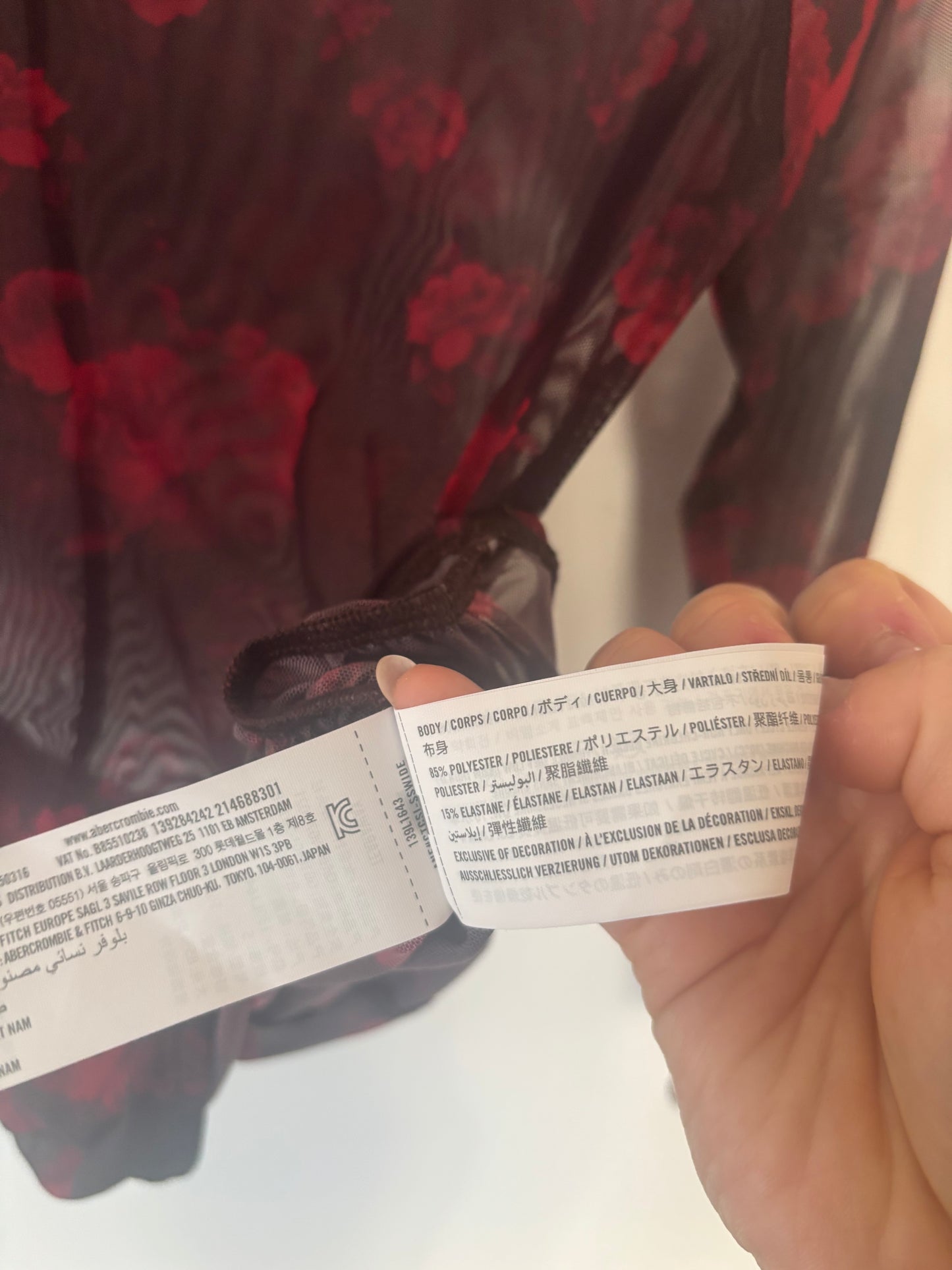 Abercrombie & Fitch Paloma Mesh Mock Neck NWT | Small (N214K6)