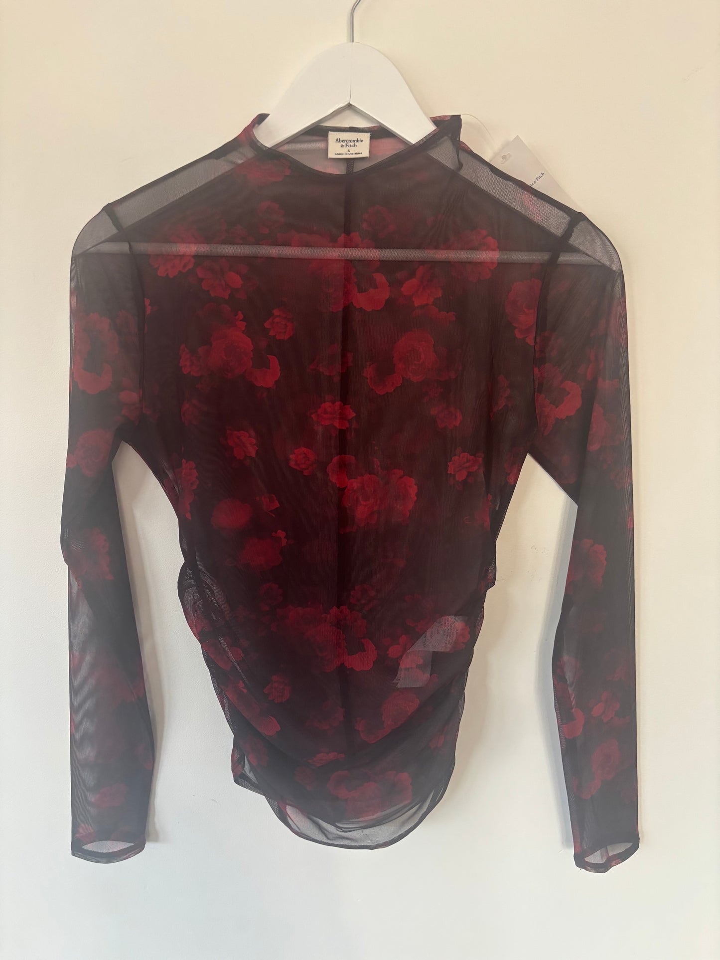 Abercrombie & Fitch Paloma Mesh Mock Neck NWT | Small (N214K6)