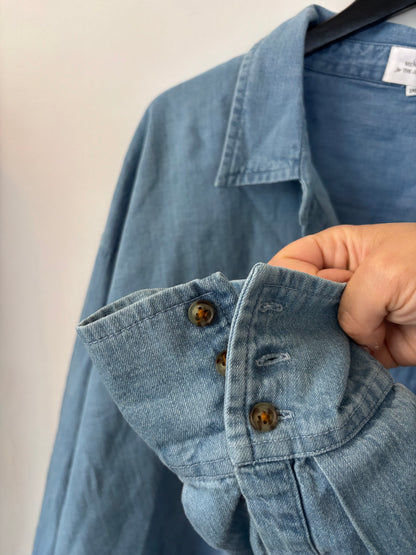 JillyBox X One Wednesday Chambray Oversized Top | Sz XXL