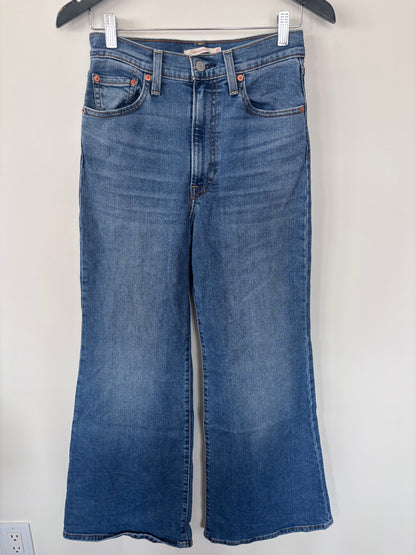 Levi's Ribage Medium Wash Bell Jeans | Sz 27