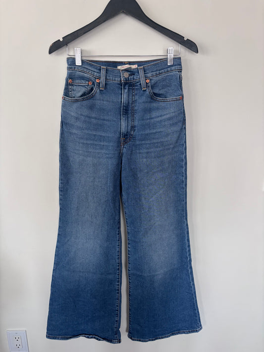 Levi's Ribage Medium Wash Bell Jeans | Sz 27
