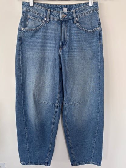 H&M/Divided Relaxed Barrel Jeans | Sz 4 (loose fit)