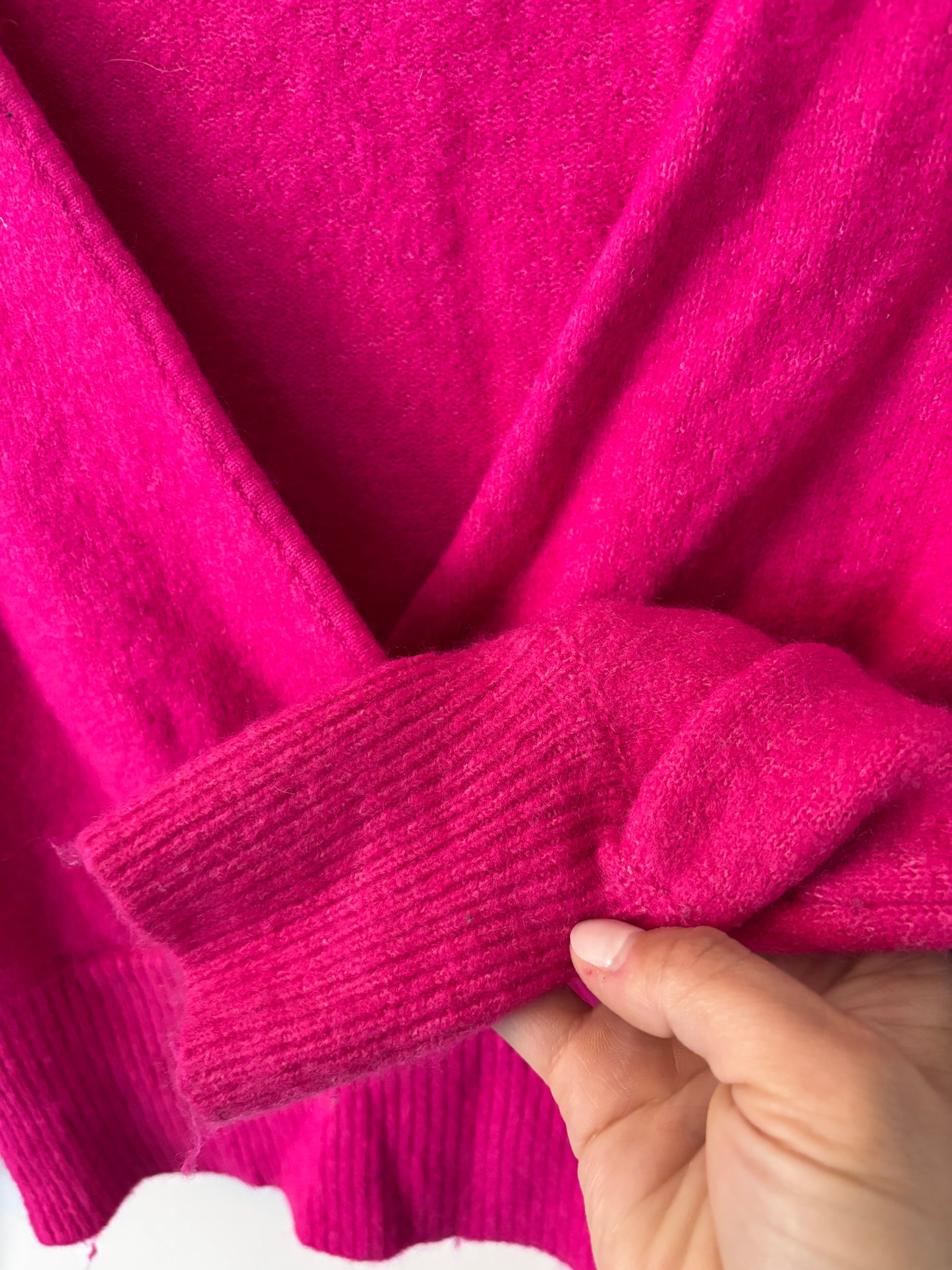 Wilfred SoftSpok Dear Wrap Sweater in Pink | Sz Small