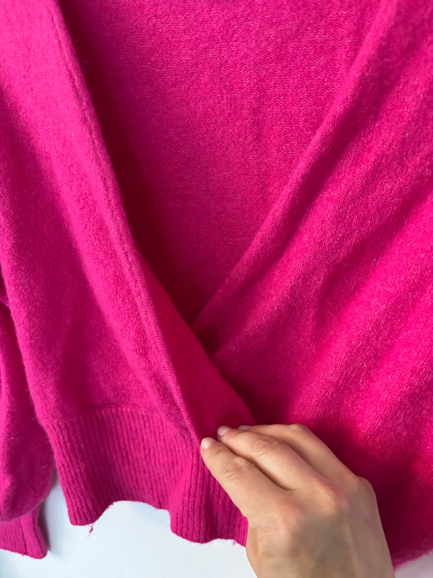 Wilfred SoftSpok Dear Wrap Sweater in Pink | Sz Small