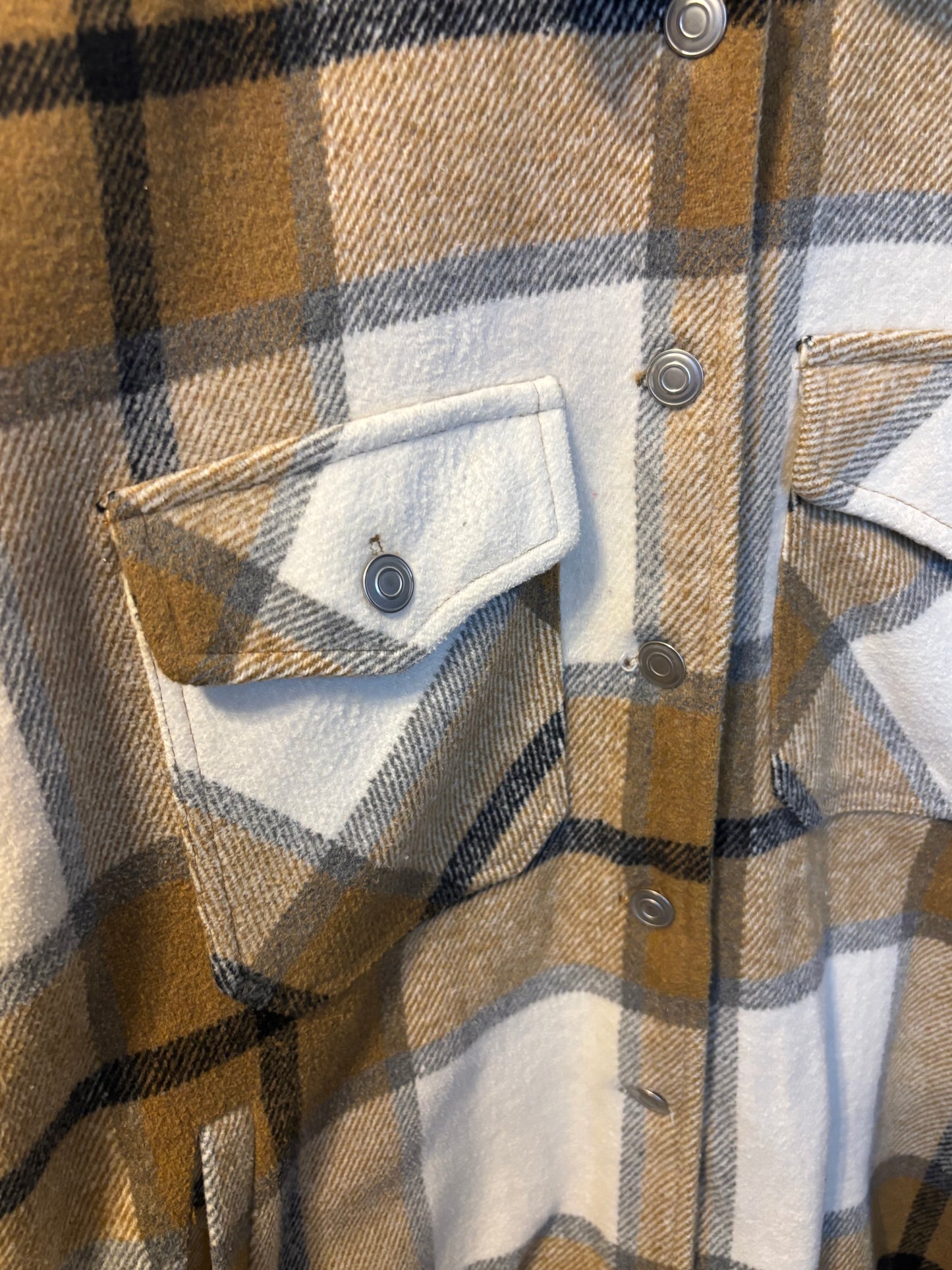 Davi & Dani Plaid Oversized Jacket | Small