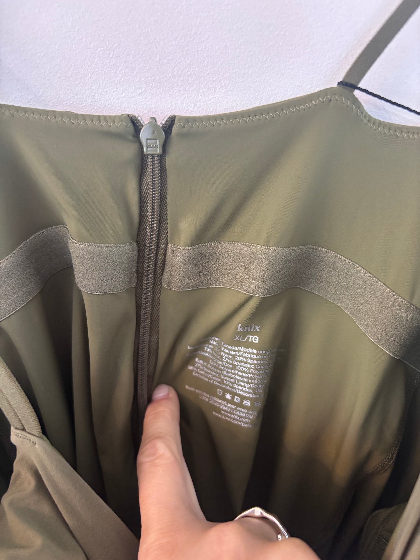 Knix Studio Sports Dress in Olive NWT | Sz XL (may fit smaller)