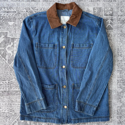 Gentle Fawn Flynn Light Denim Jacket | Sz Small (oversized)