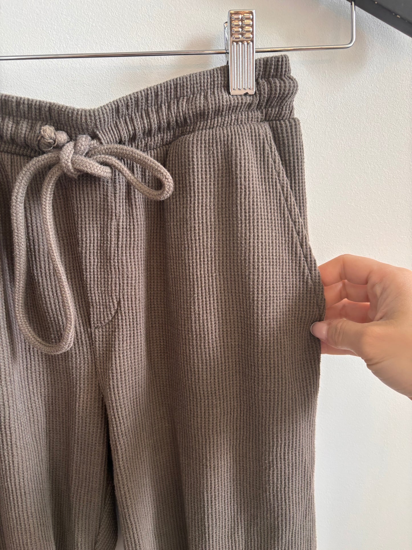 RD Style Waffle Joggers Green/Grey | Small