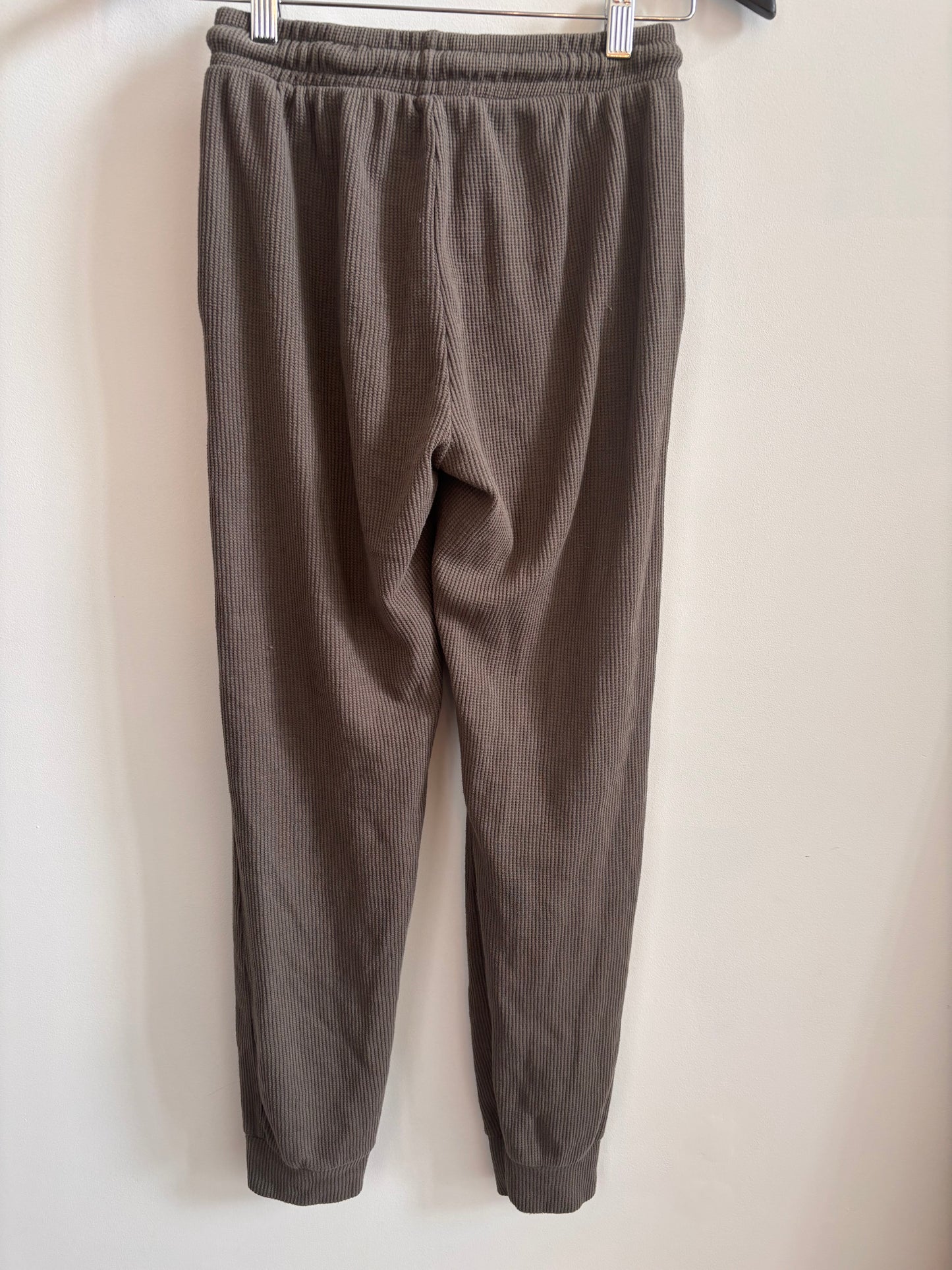 RD Style Waffle Joggers Green/Grey | Small