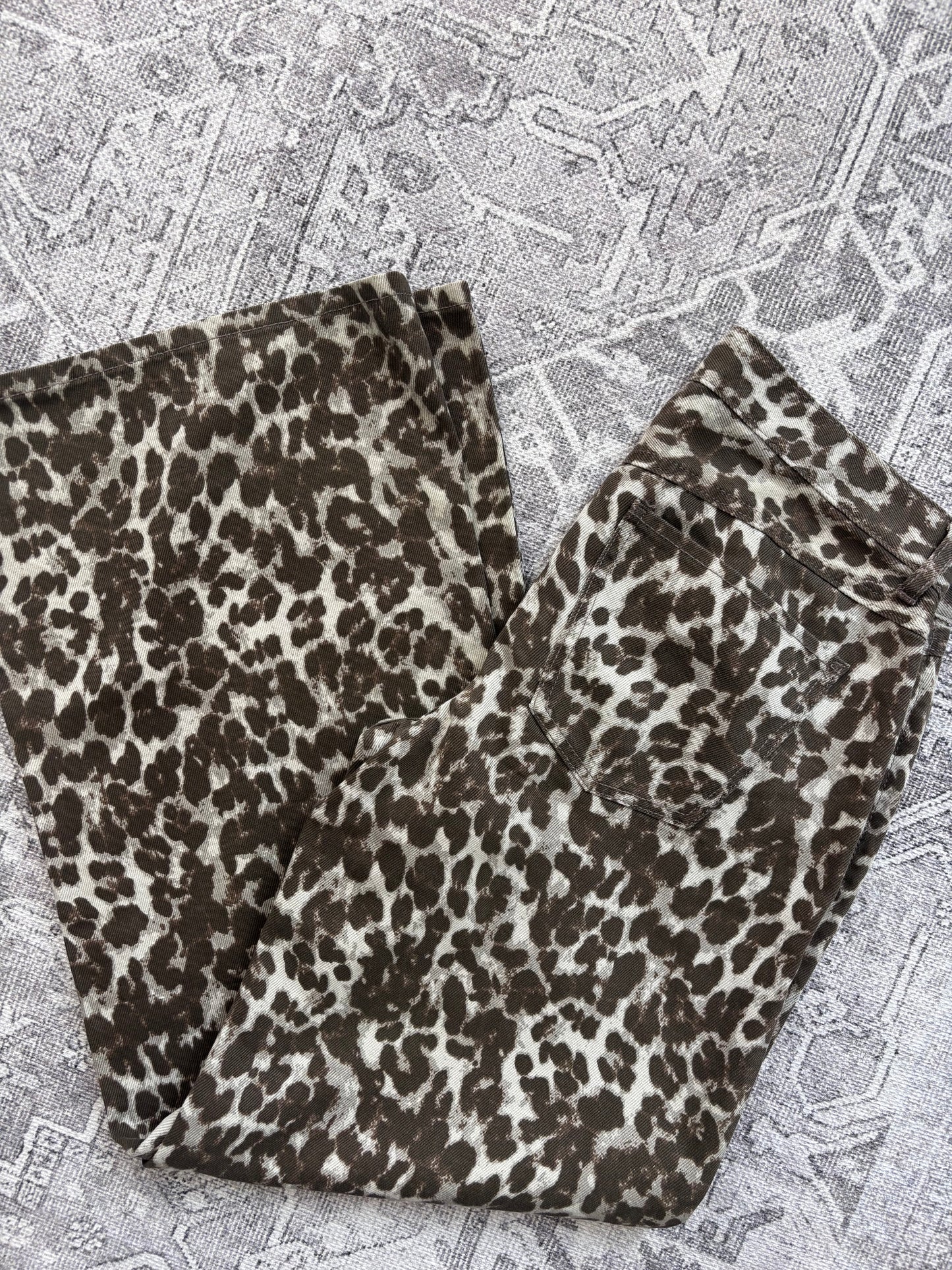 Sincerely Jules Low Rise Leopard Jeans | Sz 27