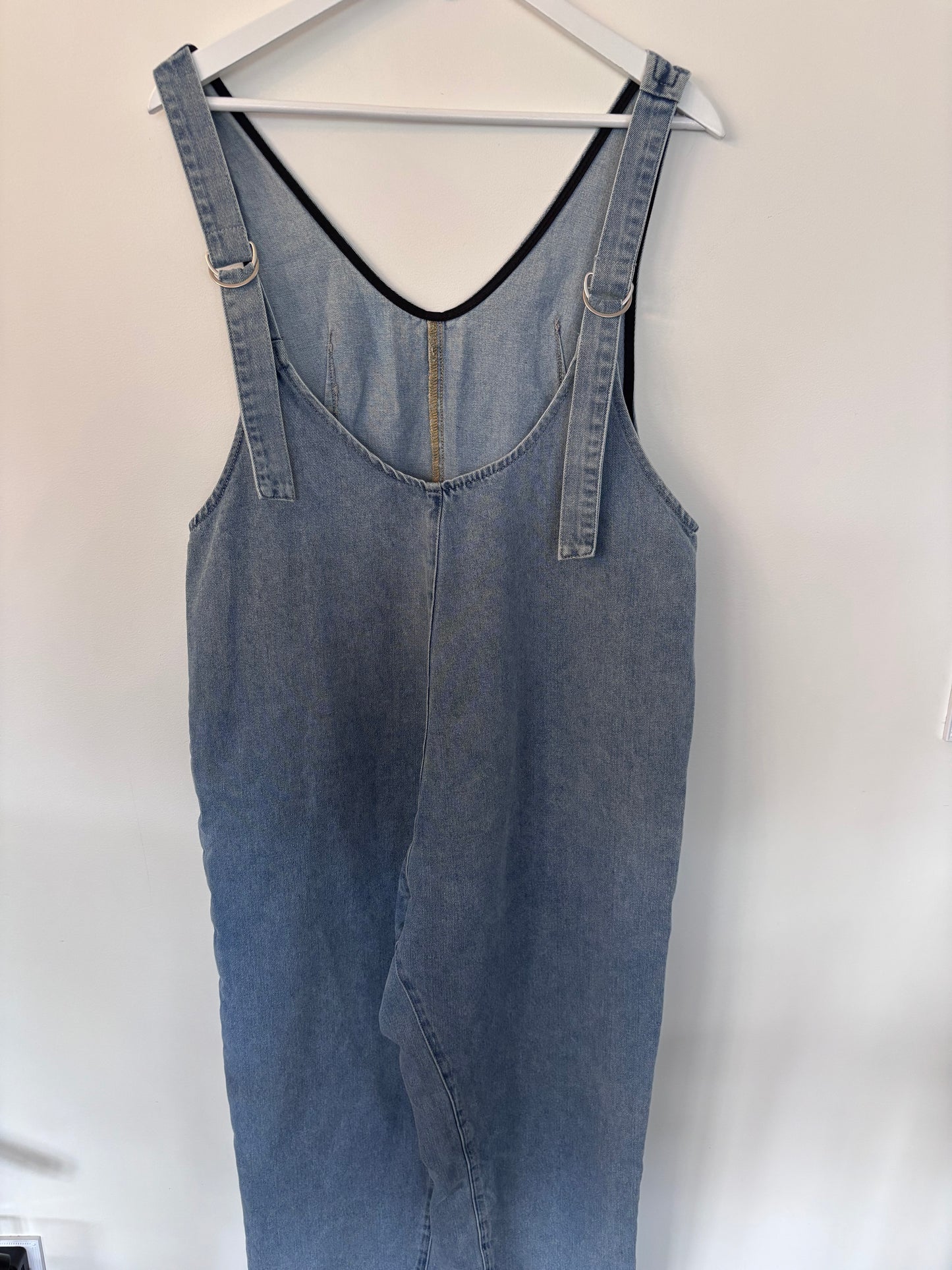 Denim Oversized Romperalls | Sz Small