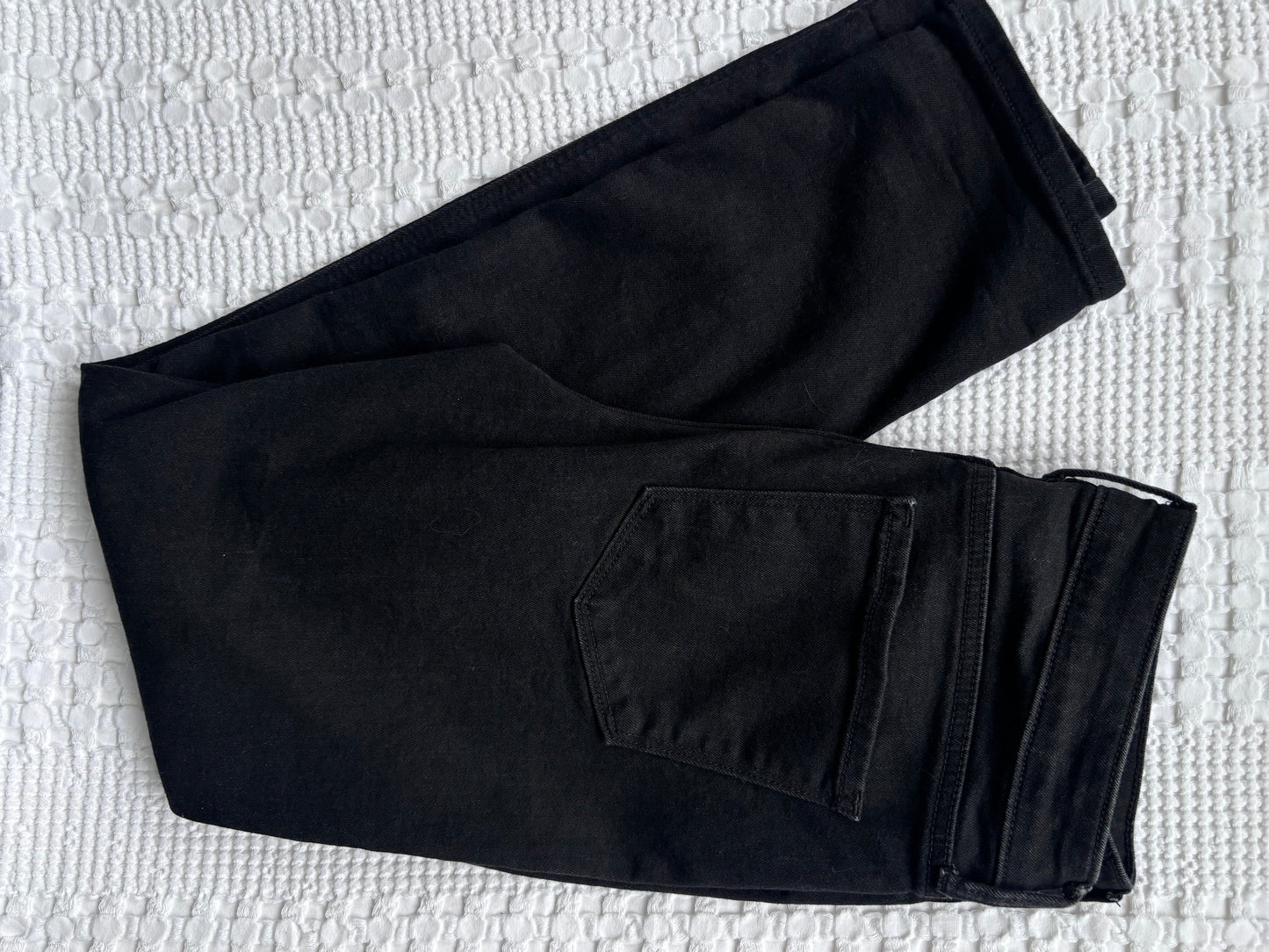 Old Navy Black HR Wow Straight Jeans | Sz 8 (M31W3)