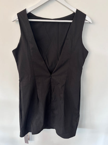 Missguided NWT Deep V Back Dress | Sz Large