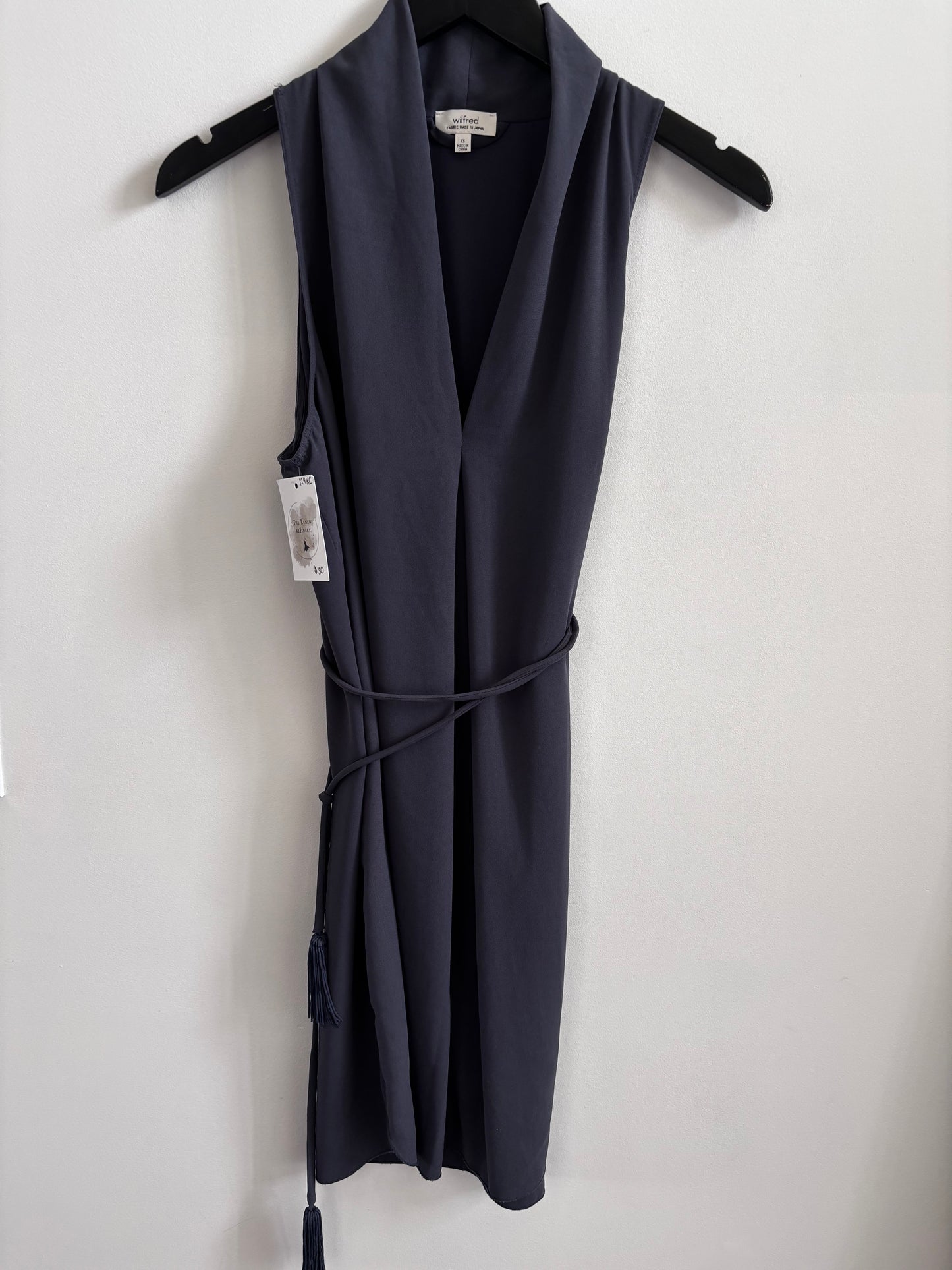 Wilfred / Aritzia Tassle Tie Dress | XS (can fit a small)