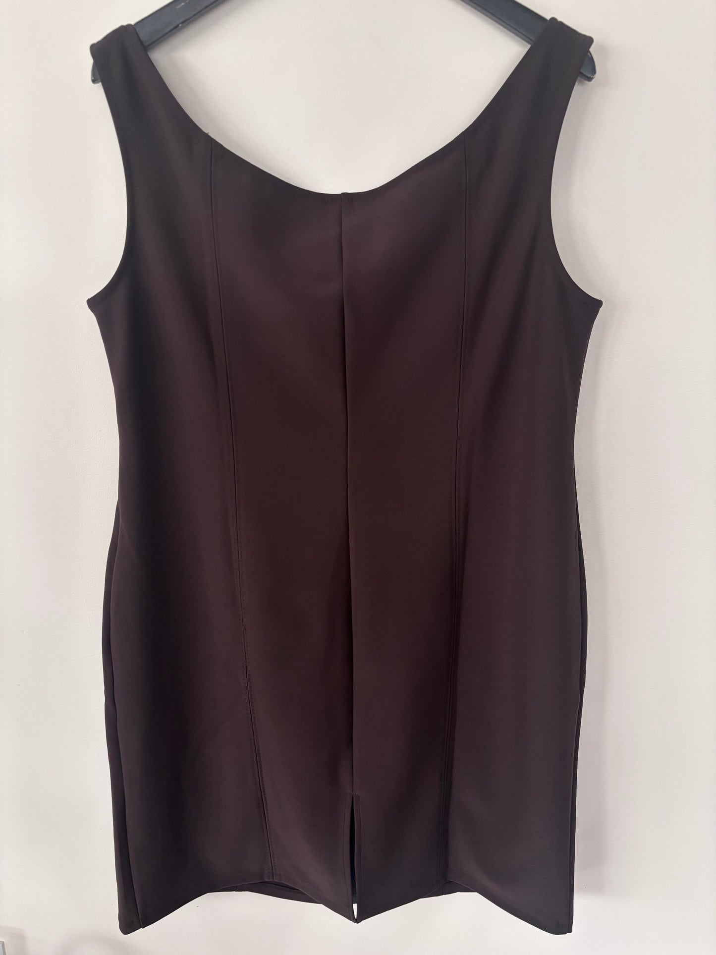 H&M Brown Off-the-Shoulder Tailored Jersey Dress | Sz XL