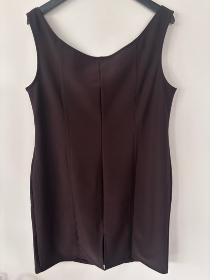 H&M Brown Off-the-Shoulder Tailored Jersey Dress | Sz XL