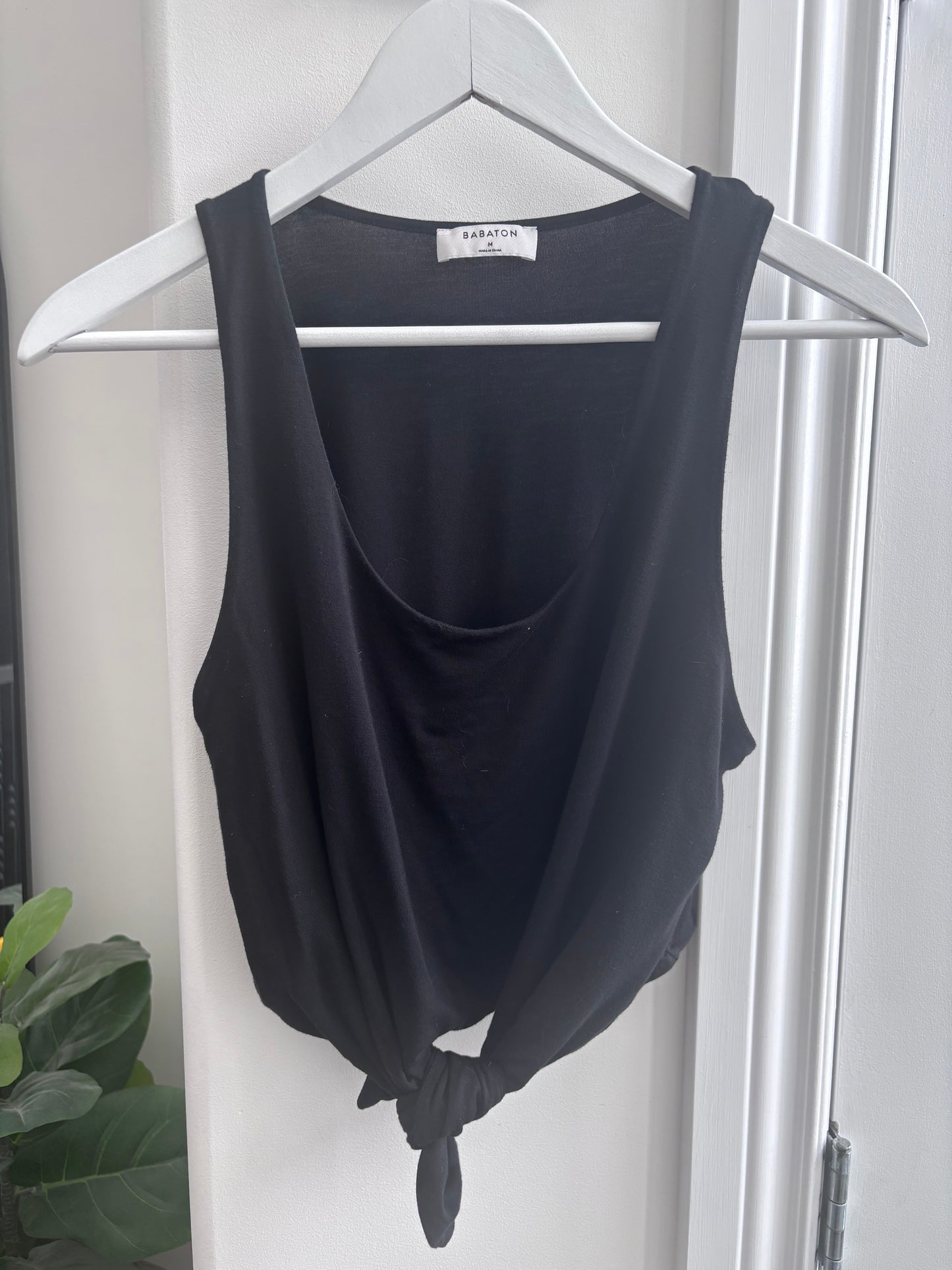 Babaton Black Jeronimo Tank | Sz Medium