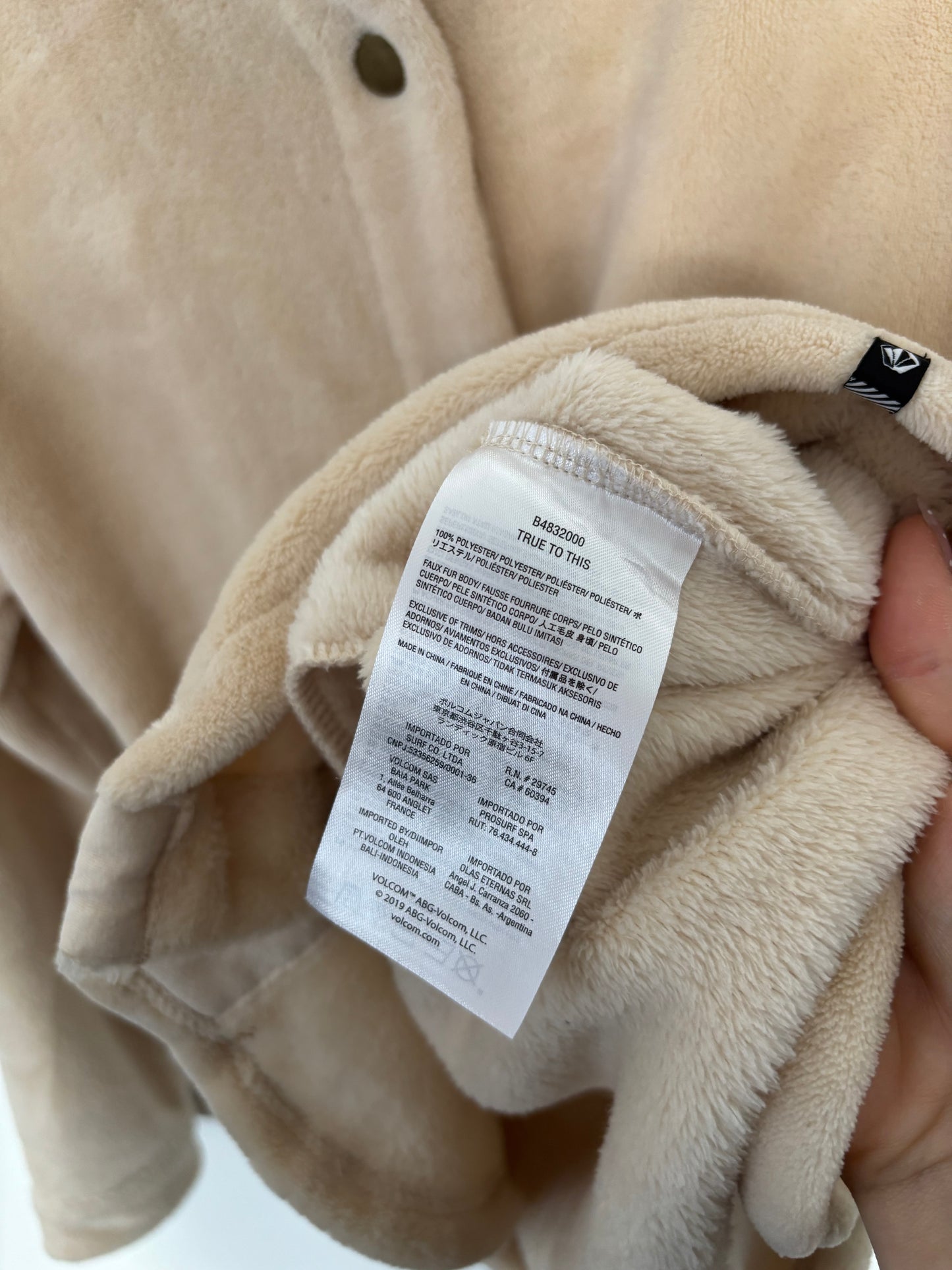 Volcom Under Wrapz Snap Up Hooded Jacket | Sz XS (N258W7)