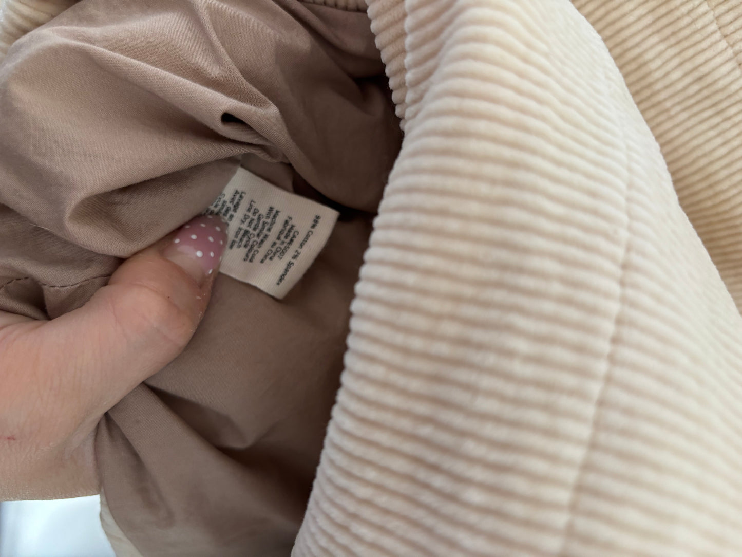 Jackson Rowe Faye Quilted Corduroy Jacket | Medium (N251W7)