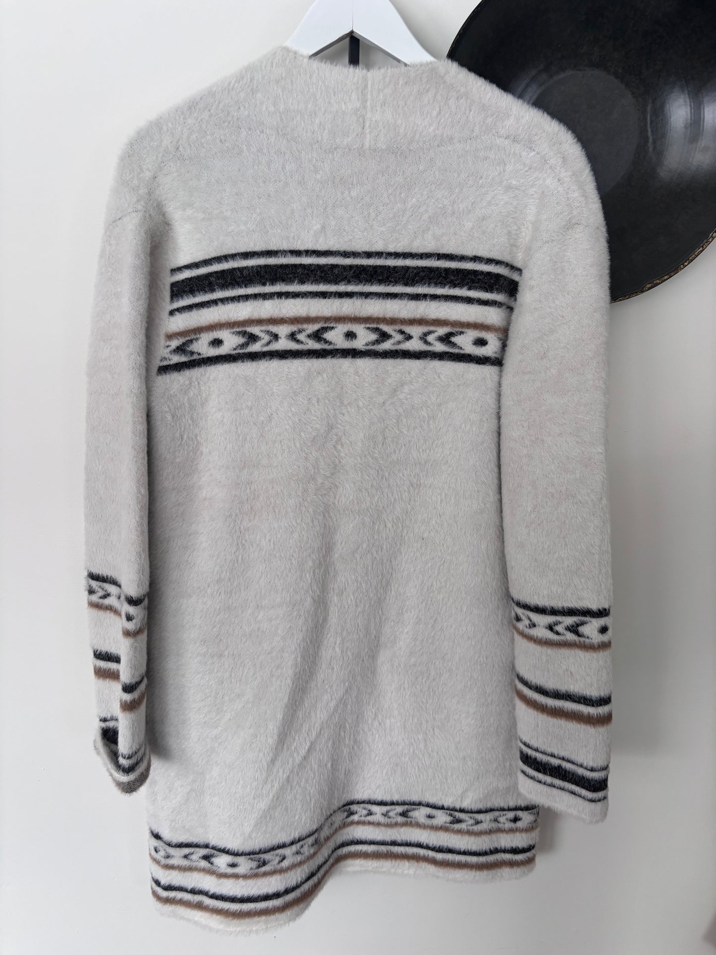 Charlie Paige Aztec Open Cardigan | Sz Small (M41W7)