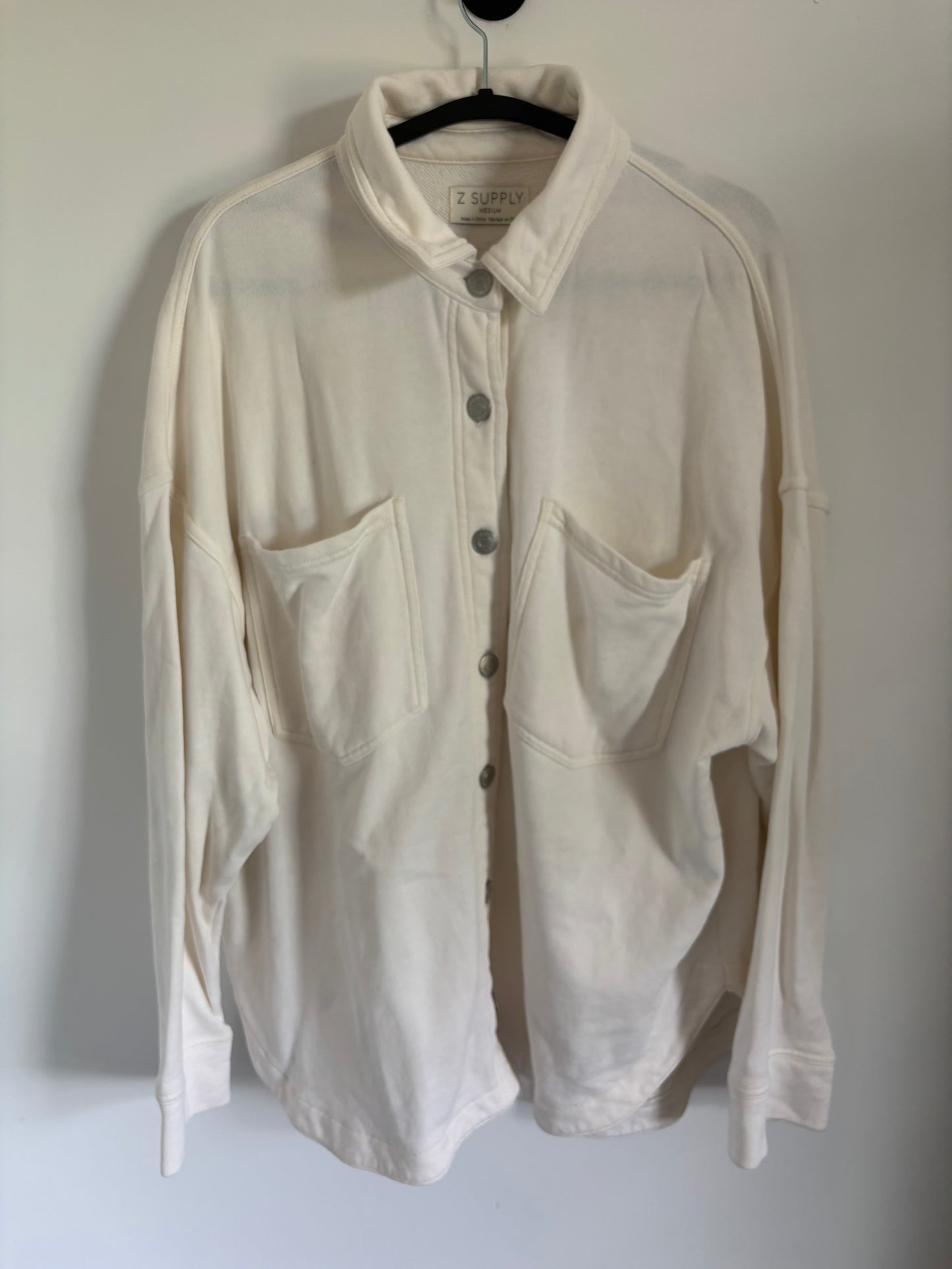 Z Supply All Day Knit Jacket in Sandstone | Medium (Oversized)