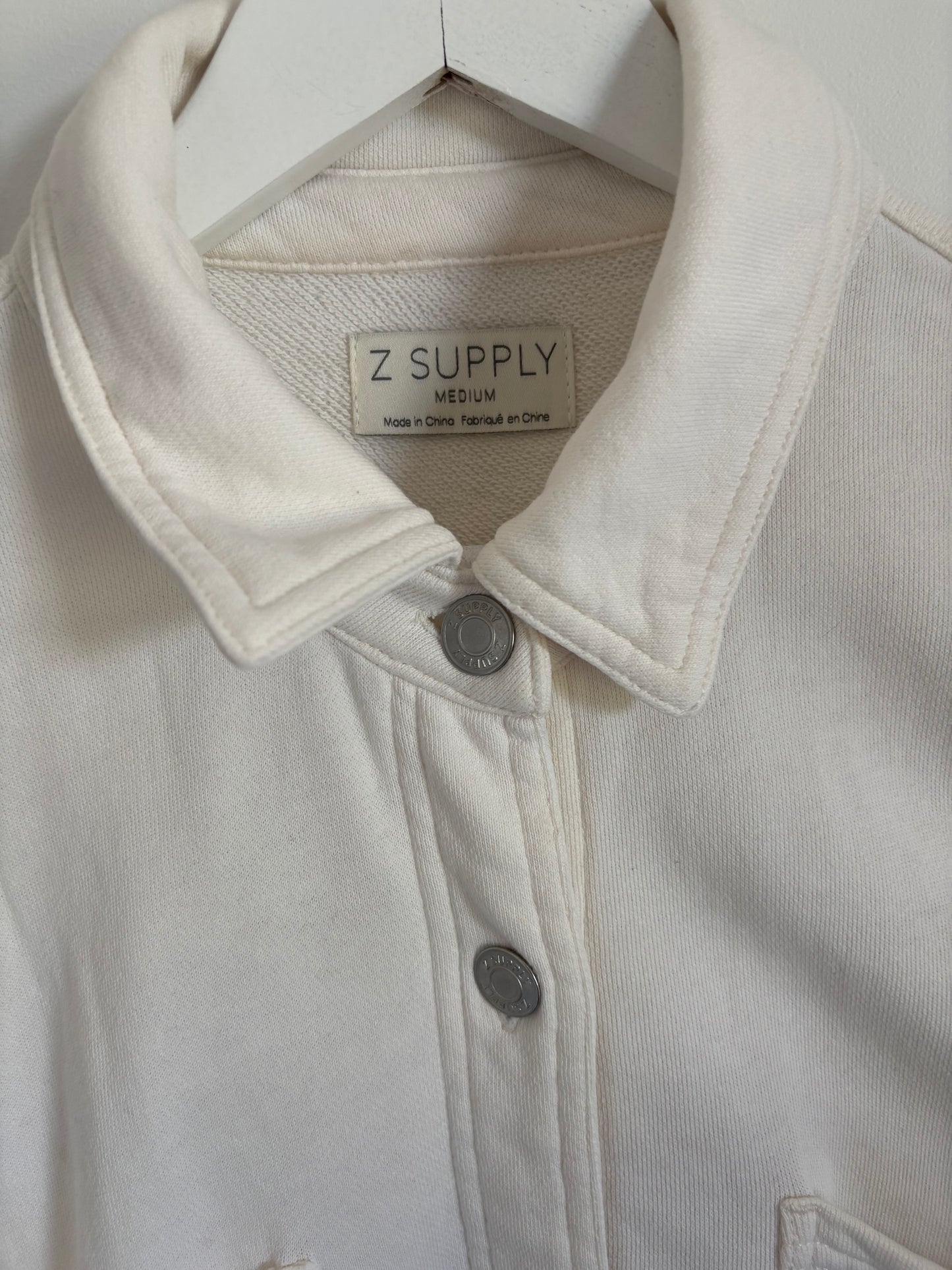 Z Supply All Day Knit Jacket in Sandstone | Medium (Oversized)