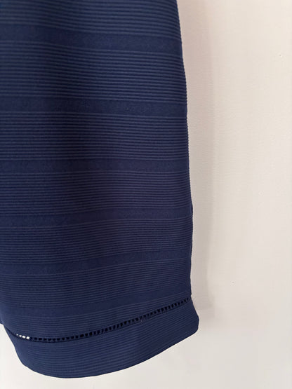 Reitmans Navy Textured Dress | Sz Large