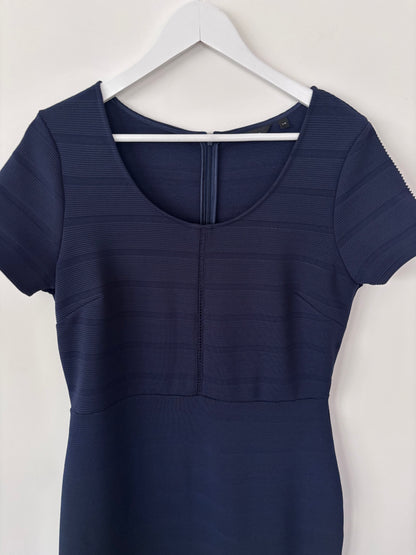Reitmans Navy Textured Dress | Sz Large