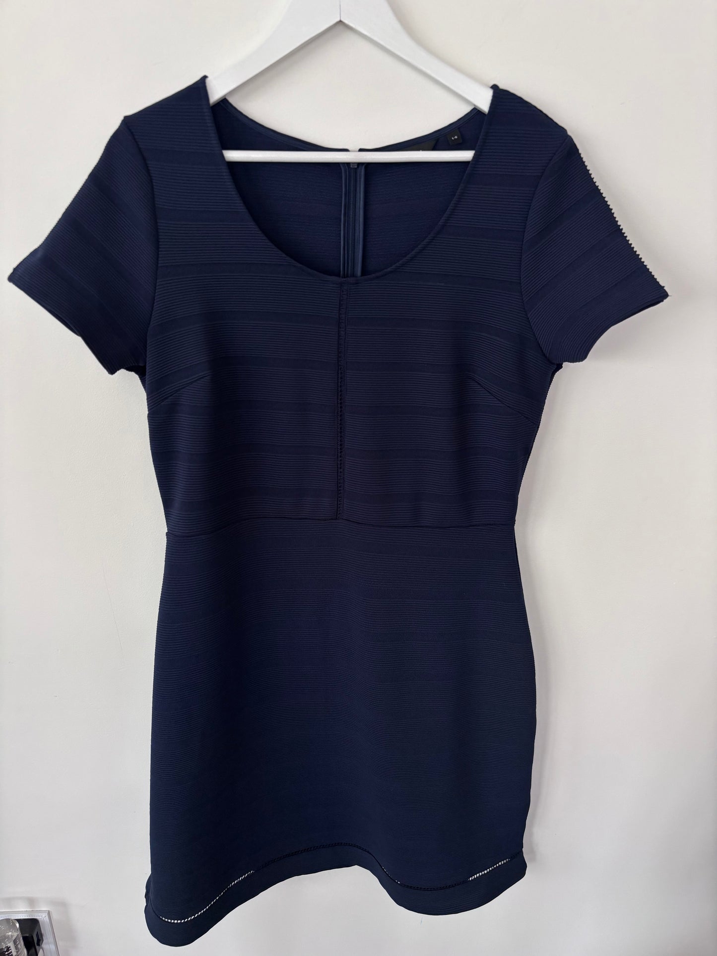 Reitmans Navy Textured Dress | Sz Large