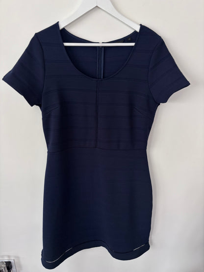 Reitmans Navy Textured Dress | Sz Large