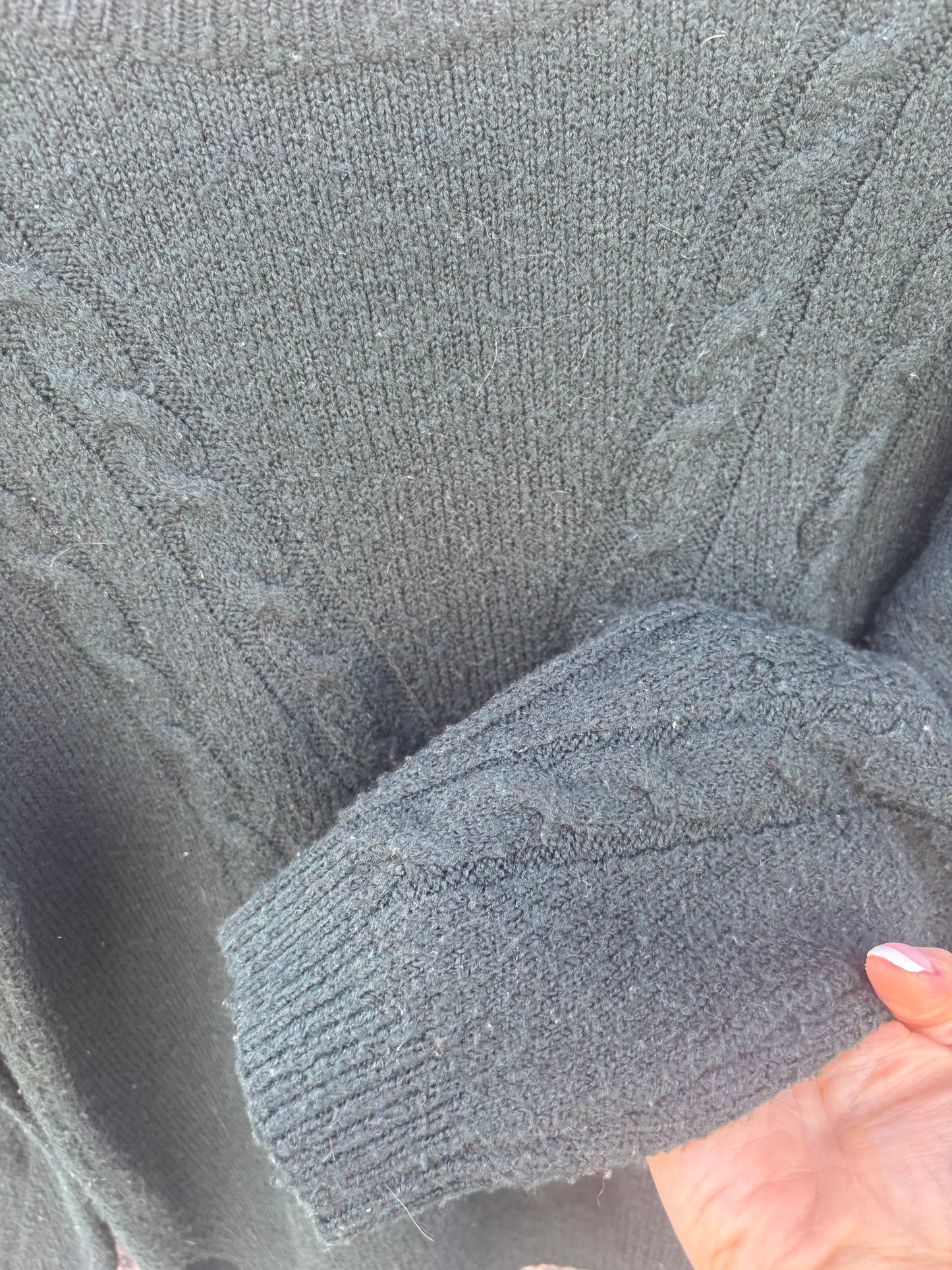 Molly Bracken Deep Green Knit Sweater | XS/Small (fits like a medium)