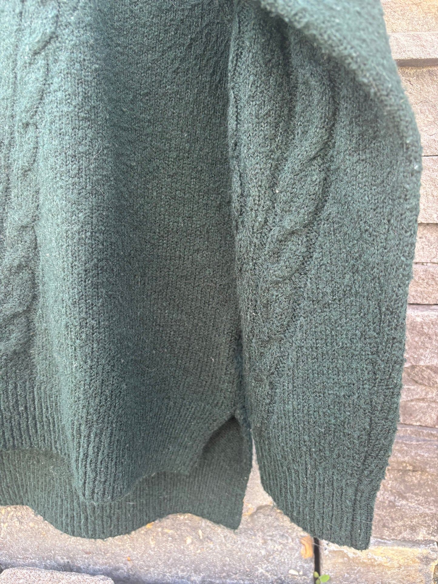 Molly Bracken Deep Green Knit Sweater | XS/Small (fits like a medium)