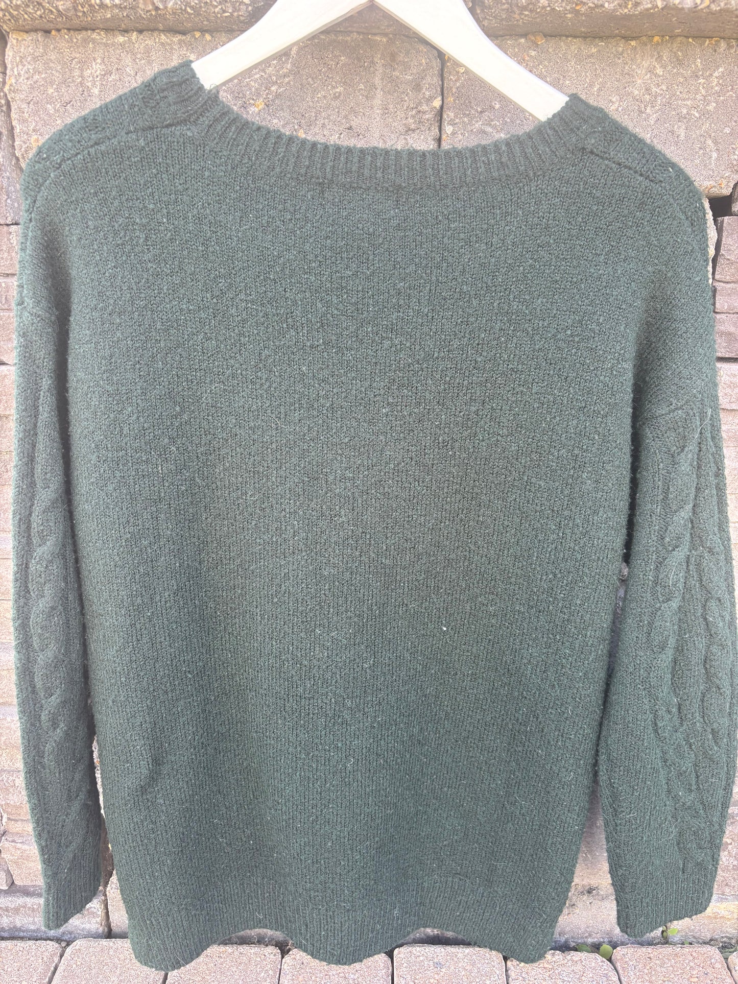 Molly Bracken Deep Green Knit Sweater | XS/Small (fits like a medium)