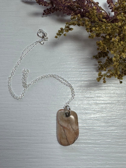 Lakeshore Rock Pendant Necklace