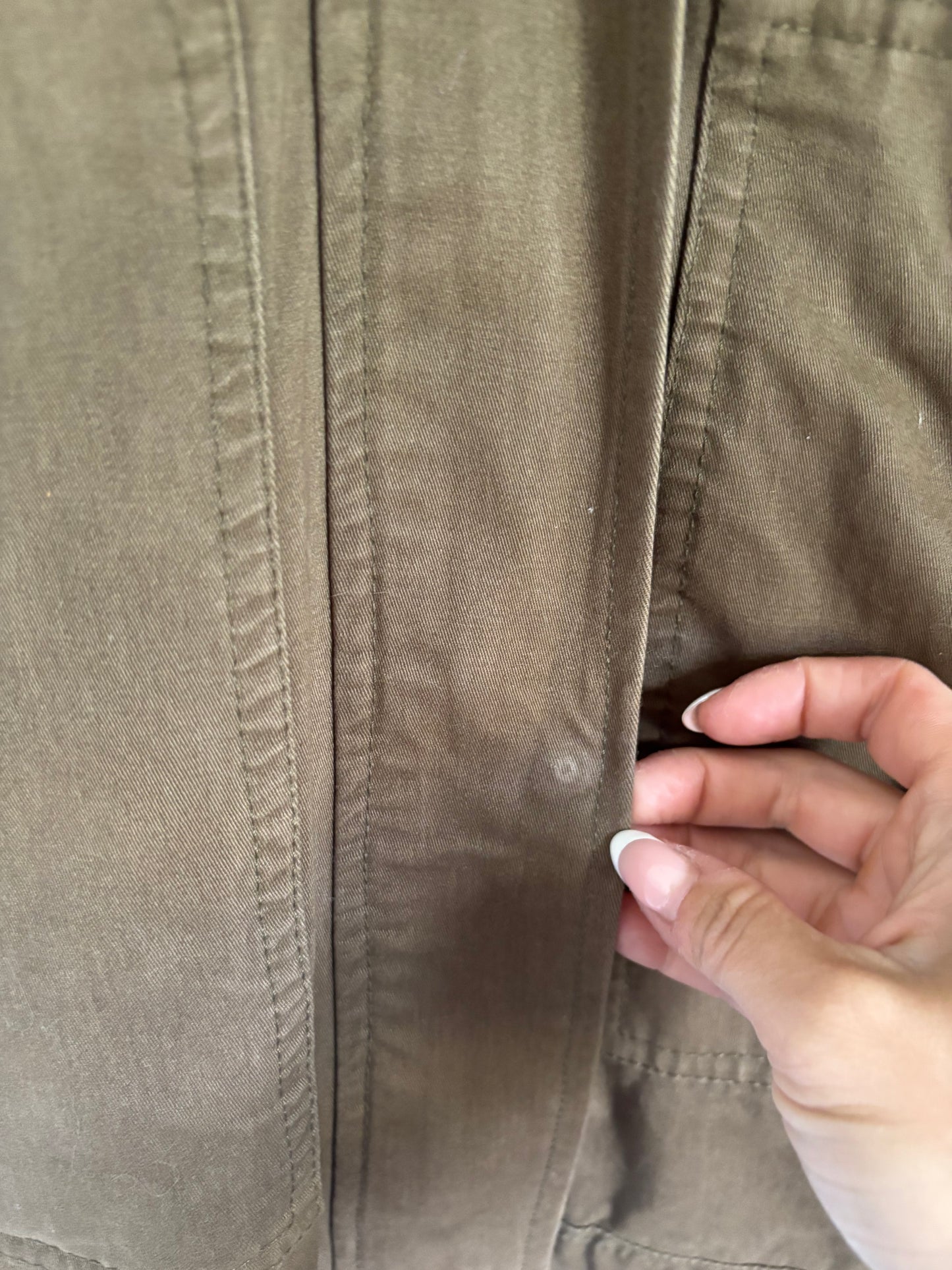 John + Jenn Faux Leather Panel Jacket | XS (would fit a small)