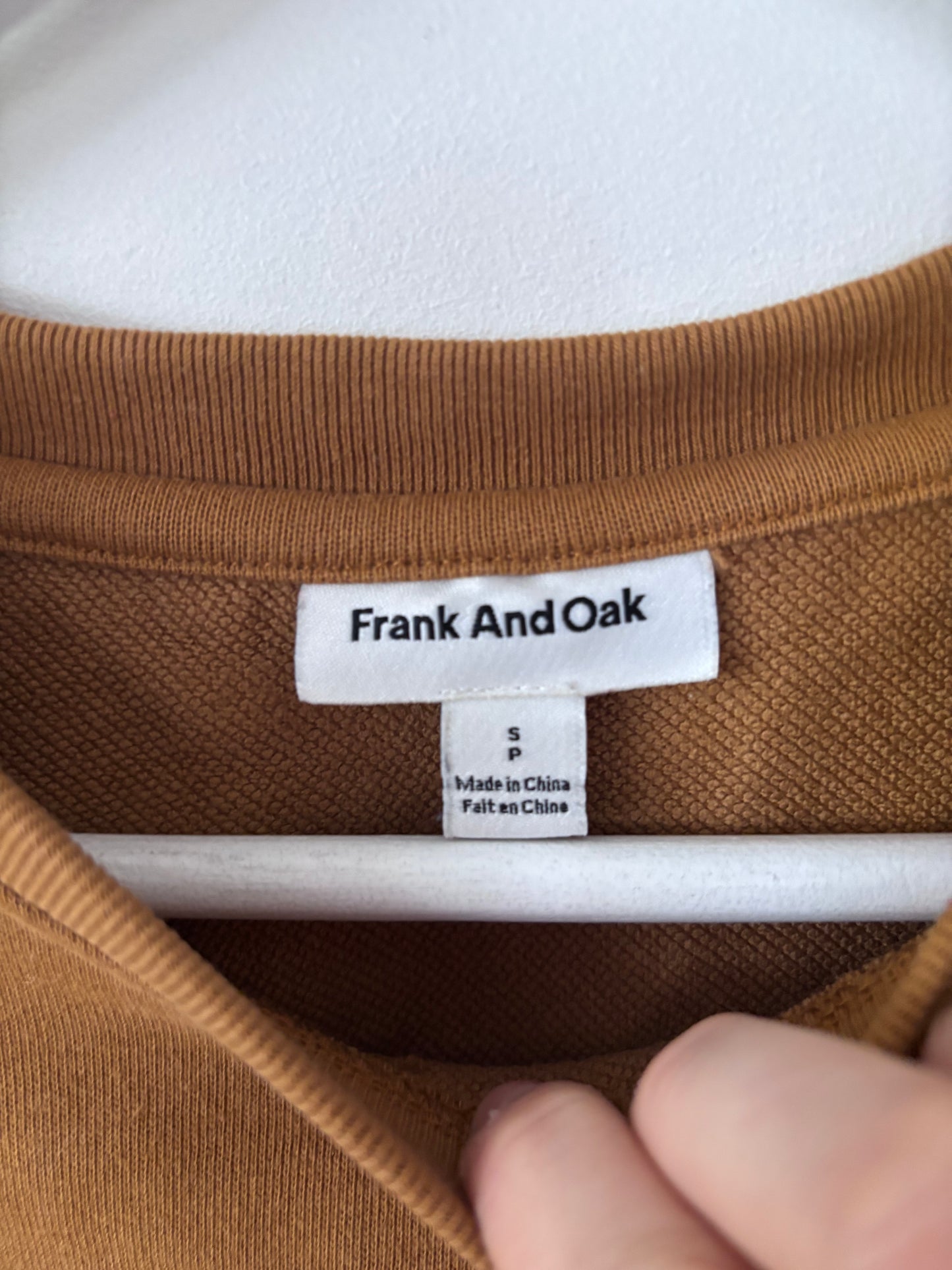 Frank & Oak French Terry Crewneck | Sz Small (fits Medium)