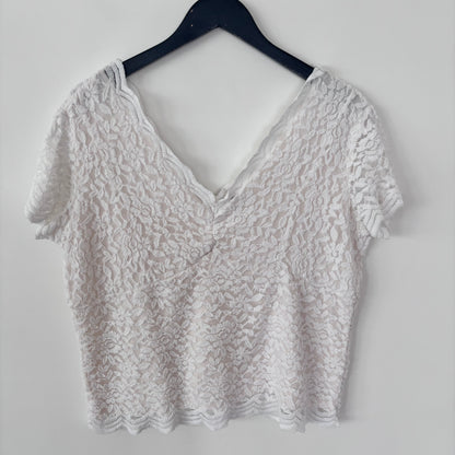 Kismet Floral Lace Top | Sz XL