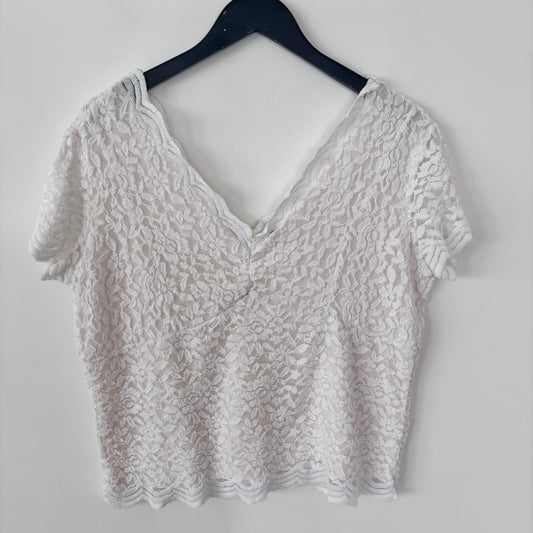 Kismet Floral Lace Top | Sz XL