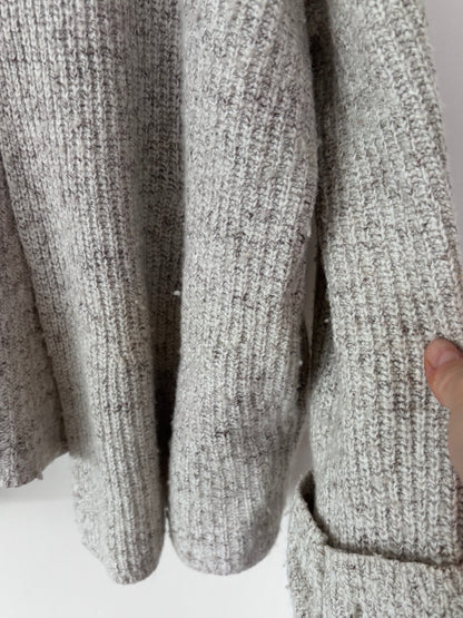 Everlane Wool/Cotton Open Grey Cardigan | Sz XS (S/M fit)