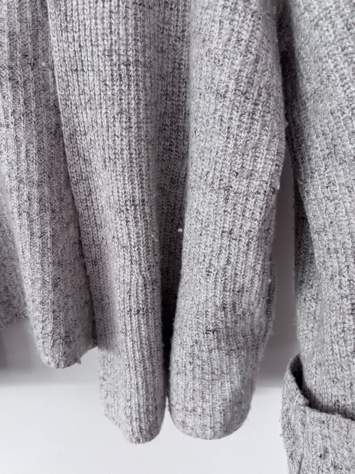 Everlane Wool/Cotton Open Grey Cardigan | Sz XS (S/M fit)