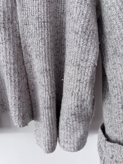 Everlane Wool/Cotton Open Grey Cardigan | Sz XS (S/M fit)