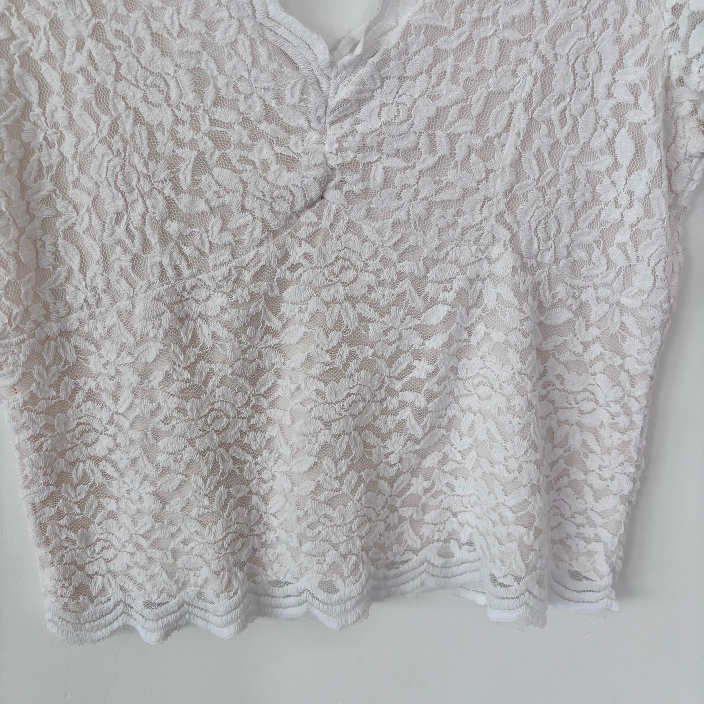 Kismet Floral Lace Top | Sz XL