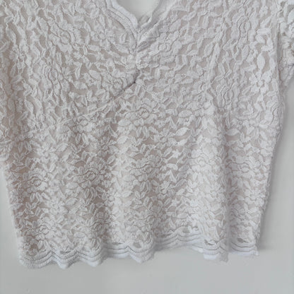 Kismet Floral Lace Top | Sz XL