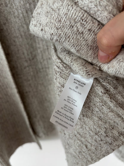 Everlane Wool/Cotton Open Grey Cardigan | Sz XS (S/M fit)