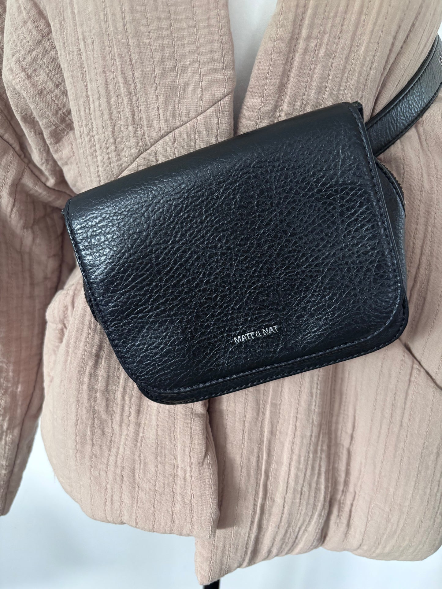 Matt & Nat Park Vegan Waist Bag in Black