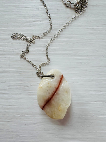 Lakeshore Rock Pendant Necklace