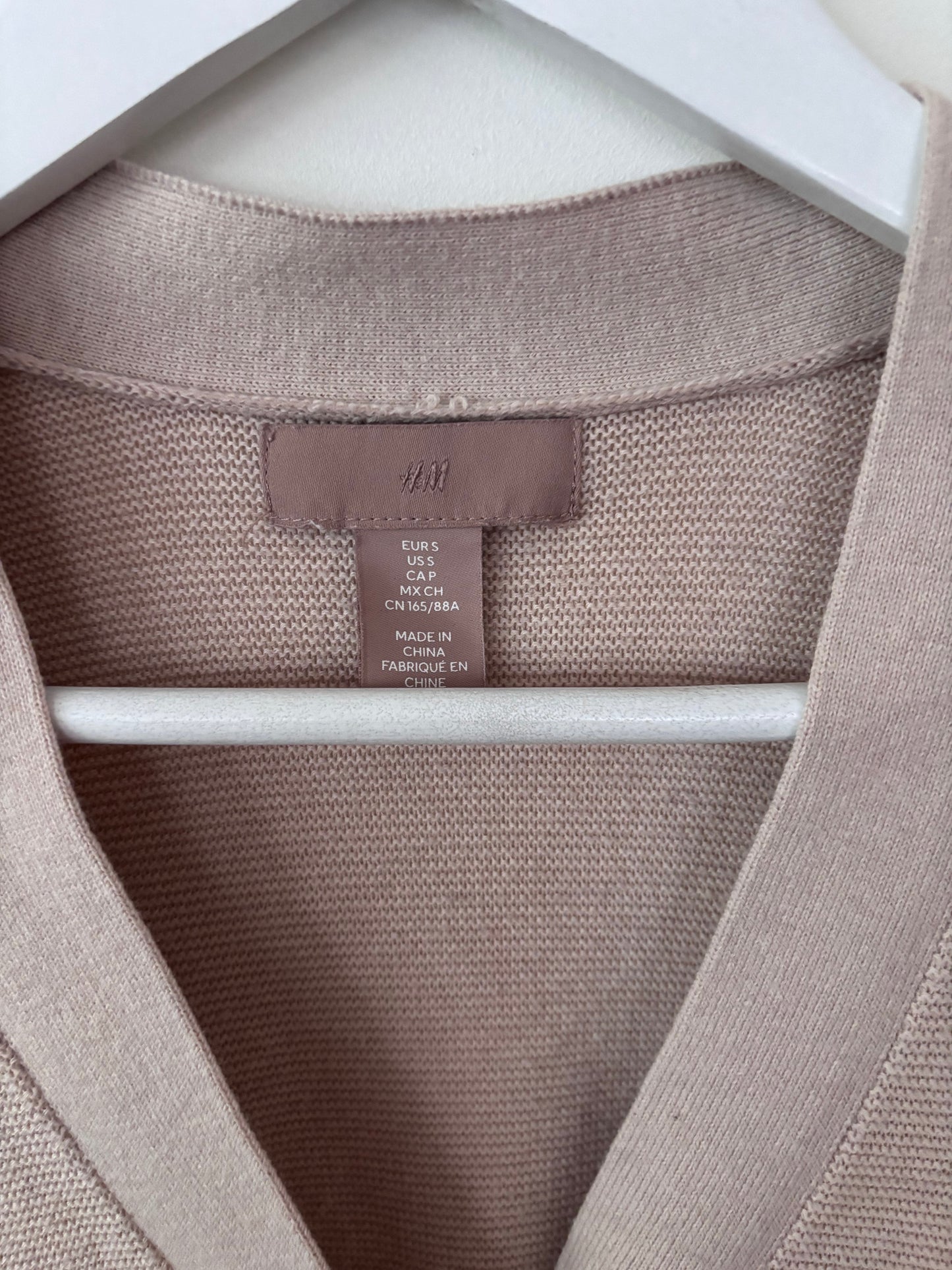 H&M Beige Button Cardigan | Sz Small