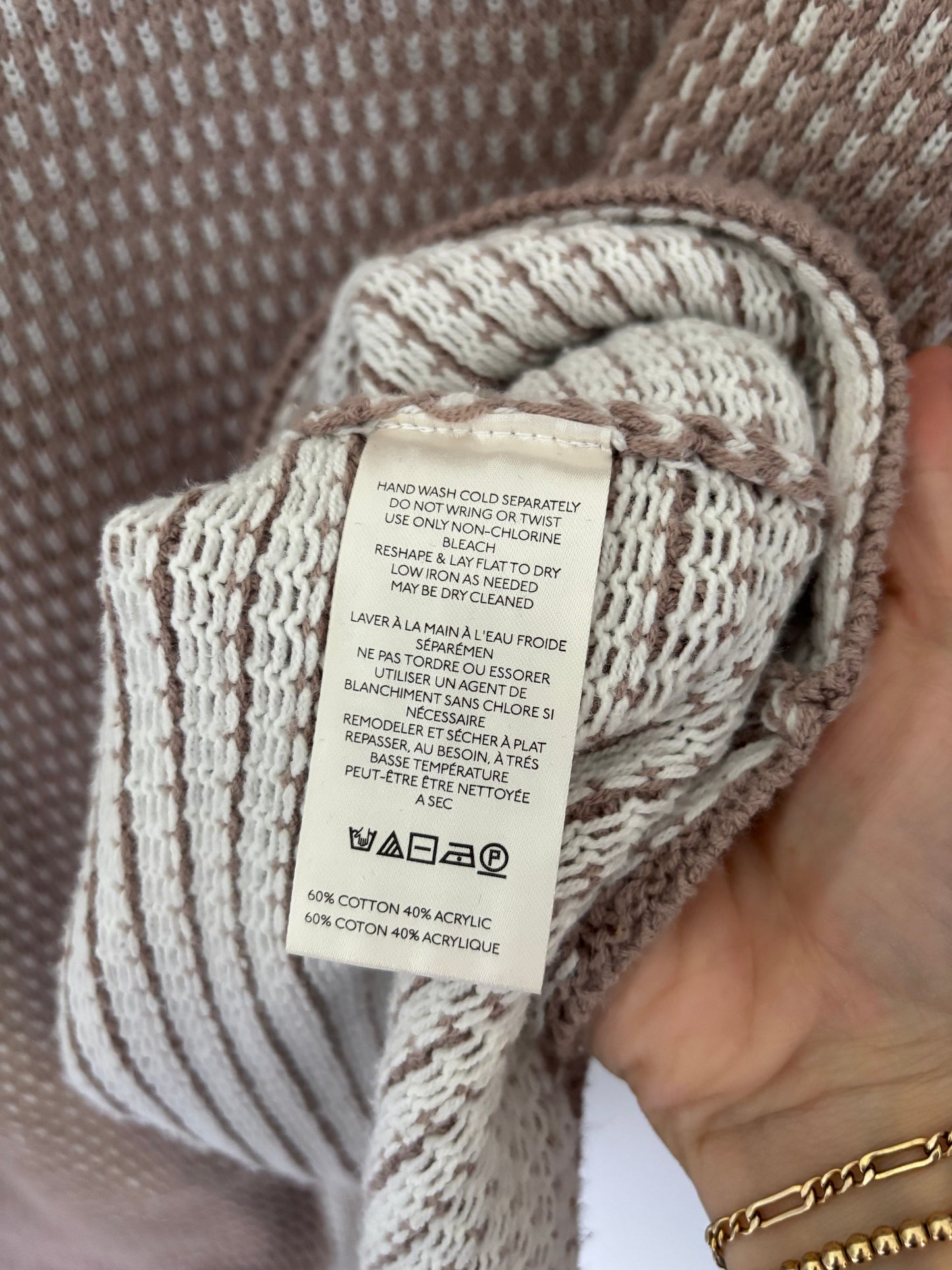 Free People Maisie Sweater in Stucco | Small (large or XL)